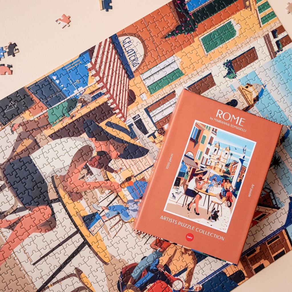 Balvi puzzle Rome cm.66x45x0.17 pieces 1000 code 28108 Balvi